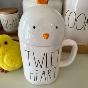 Rae Dunn- Tweet heart mug w/topper